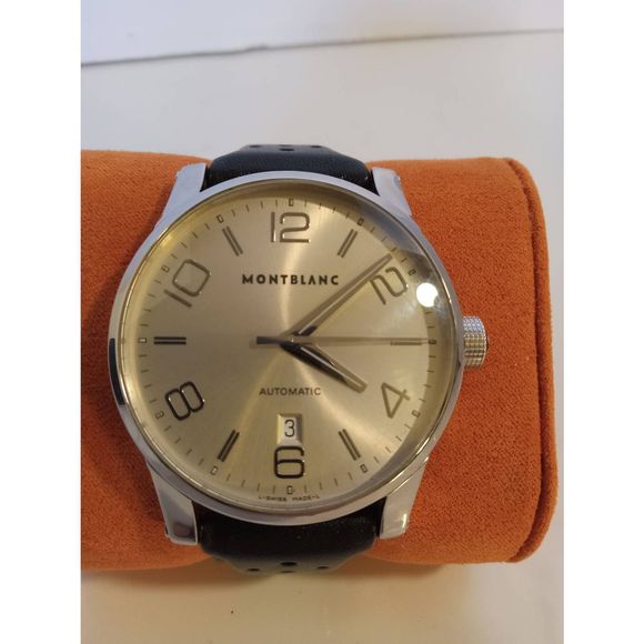 Mont Blanc Time Walker 7070 Automatic Date Swiss Wrist Watch - Picture 1 of 7